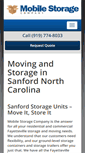 Mobile Screenshot of mobile-storage-nc.com